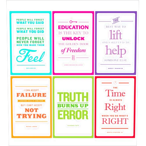 By Scholastic (Author) Inspirational African American Quotes Bulletin Board (1)