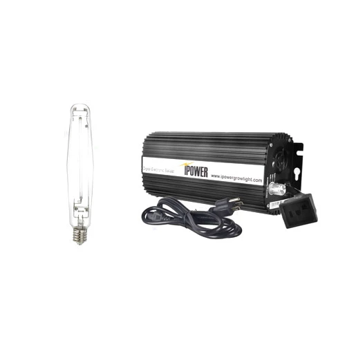 iPower Horticulture 1000 Watt Digital Dimmable Electronic Ballast and Pressure Sodium HPS Grow Light Bulb, Combo Set for Indoor Gardeing