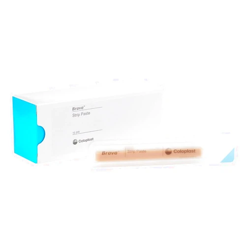 Coloplast Brava Alcohol-Free Ostomy Barrier Moldable Strip Paste, 2 oz, 1 Count, 10 Packs, 10 Total