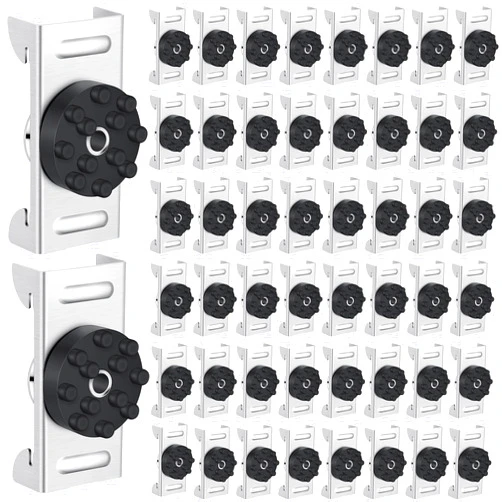 Innconee 50 Pack Soundproofing Mounting Clip Sound Isolation Clips Noisy Neighbors Soundproofing Ceiling Soundproofing for Apartment Recording Studio Acoustical Equipment for Wall Ceiling Studio