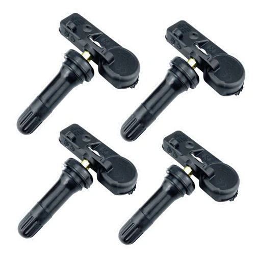 RLP Set of 4 TPMS Tire Pressure Monitoring System Sensor 433MHz Compatible with Jeep Wrangler JK Dodge Ram Charger Replacement for 56029398AB 68142397AA 68241067AA 68241067AB