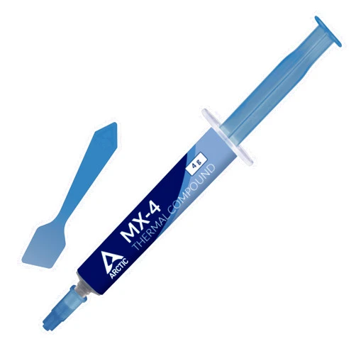 ARCTIC MX-4 (incl. Spatula, 4 g) - Premium Performance Thermal Paste for All Processors (CPU, GPU - PC), Very high Thermal Conductivity, Long Durability, Safe Application
