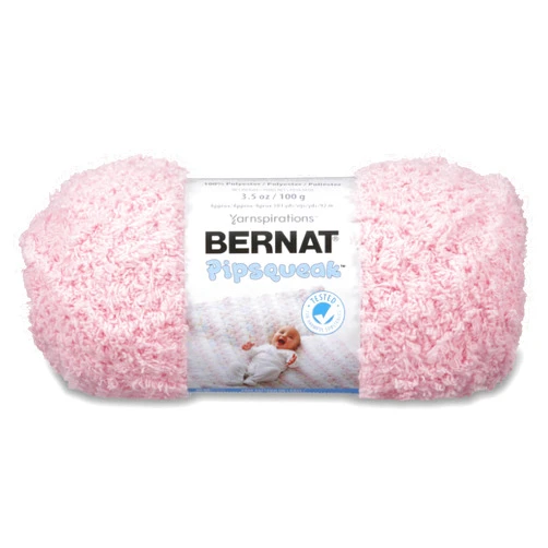 Bernat Pipsqueak Yarn, 3.5 oz, Gauge 5 Bulky, Tickle Me Pink
