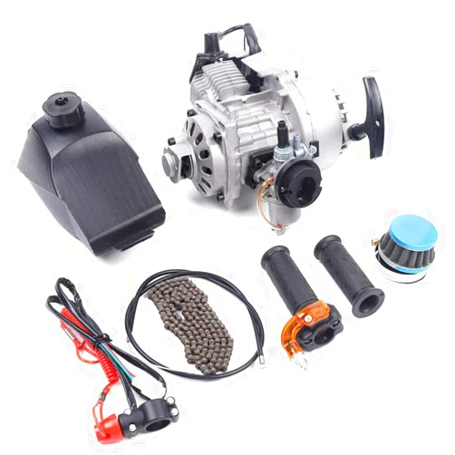 Fronimo 49cc 2 Stroke Pull Start Engine Motor Kit 49cc 2-stroke Rotary Pull-start Engine Motor Kit for 49CC 2 Stroke Pocket Bike, Mini Dirt Bike ATV or Scooter