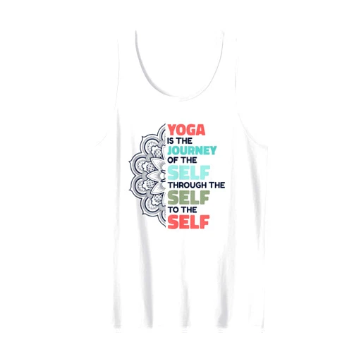 Yoga Damen Zubehör Set Geschenke für Anfänger Yogi Journey Through The Self Kundalini Ashtanga Yoga Teacher Yoga Tank Top