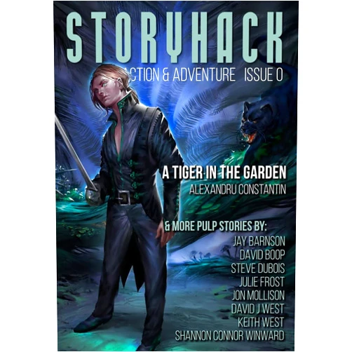 By David Boop (Author), Julie Frost (Author), David J West (Author), Jon Mollison (Author), Jay Barnson (Author), Shannon Connor Winward (Author), Keith West (Author), Alexandru Constantin (Author), Steve DuBois (Author), Bryce Beattie (Editor) & 5 more StoryHack Action & Adventure, Issue 0