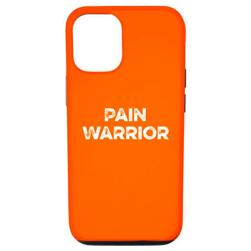 Chronic Pain Warrior Reflex Sympathetic Dystrophy iPhone 12/12 Pro Pain Warrior CRPS Awareness Month Wear Orange Chronic Injury Case