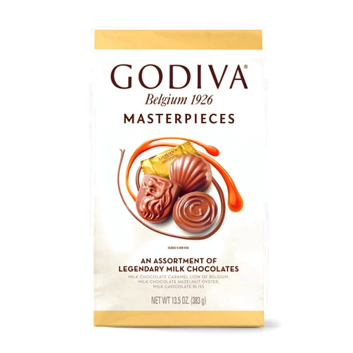 Godiva Chocolatier Godiva Masterpieces Assortment of Legendary Milk Chocolates 13.5 oz