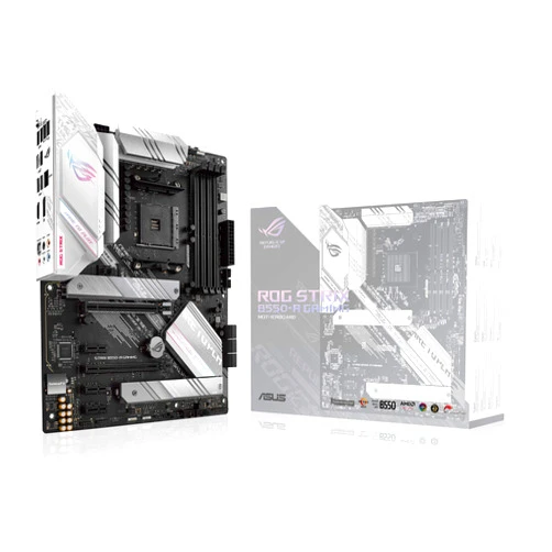 ASUS ROG Strix B550-A Gaming AMD ATX Motherboard with PCIe 4.0, 2.5Gb LAN, BIOS Flashback, Dual M.2 heatsinks, Aura Sync
