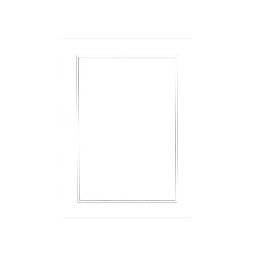 Poster Palooza 16x20 Mat for 12x18 Photo - Precut White on White Double Mat Picture Matboard for Frames Measuring 16 x 20 Inches - Bevel Cut Matte to Display Art Measuring 12 x 18 Inches - Acid Free ONE MAT