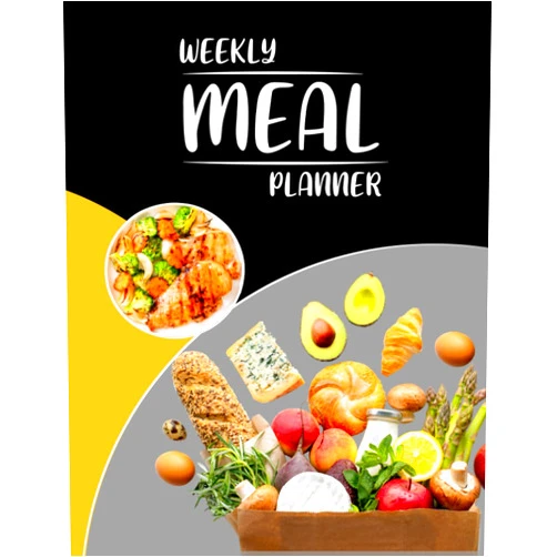Md Alamin Weekly Meal Planner: 52 Weeks of Food Menu Planning Pages with Weekly Grocery Shopping List.