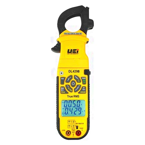 UEi Test Instruments Clamp Meter, Digital, 1000 Max. DC Volts