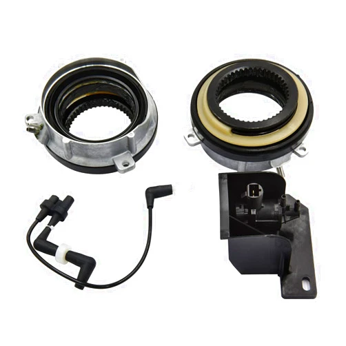 HQP AUTO PARTS 4-Wheel Drive 4WD Locking Hub Actuator Assembly Compatible Vacuum Control Solenoid w/Cover Vacuum Line with Expedition F-150 Lincoln Mark LT Navigator Replacement# 7L1Z3C247A 600-400 4L3Z3A788AA