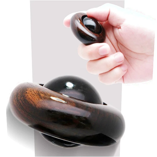 Tybasthe Fidget Toys for Adults, Wooden Stress Relief Toy, EDC ADHD Tools for Adults, Portable Figette Toys Adults Fidgets for Anxiety and Stress Balls, Quiet Fidget Cube Desk Toys for Office
