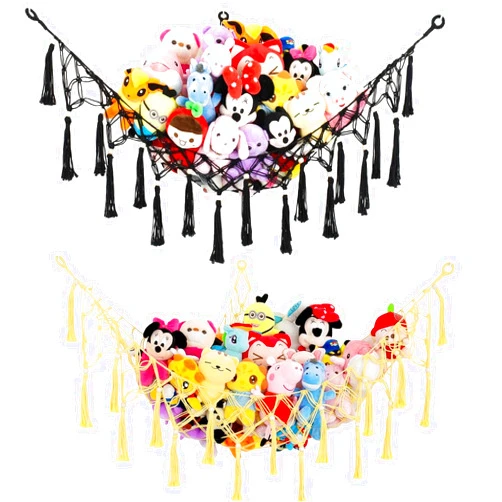 Diocos Stuffed Animal Hammock Corner Hanging Net -2 Pack