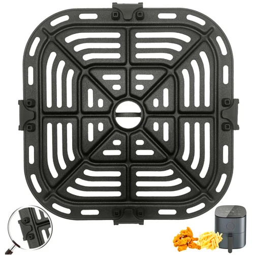 Oecue Air Fryer Replacement Grill Pan Fit for COSORI Air Fryer 5 QT, Air Fryer Rack Replacement Parts Accessories Grill Plate Crisper Plate Tray, Non-Stick, Dishwasher Safe…