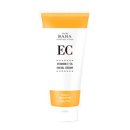 Cos De BAHA Vitamin E Enriched Facial Serum with Niacinamide - Hydrating and Skin Conditioning Formula, Reduces Appearance of Imperfections, 1 Fl Oz (30ml)