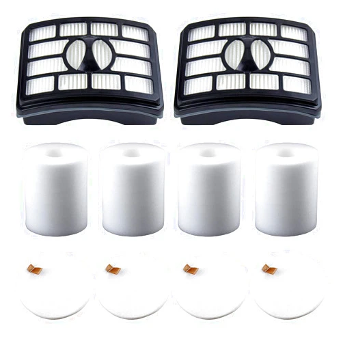 Funmit Vacuum Filter Replacement for Shark Rotator Pro Lift-Away NV500, NV501, NV502, NV503, NV505, NV510, NV520, NV552, UV560, Part # XFF500 & XHF500 (2 Post Filters + 4 Foam & Felt Filters)