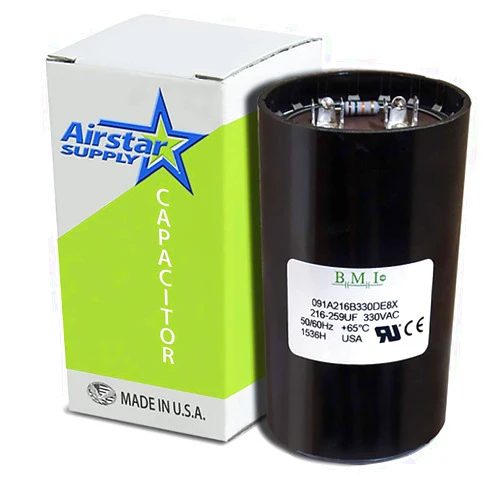 BMI CPT00429 -Trane 216-240 MFD 330 Volt OEM Replacement Start Capacitor