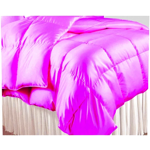 Cotton Home Depot All Season Silk Satin Comforter Twin XL Set 3 Piece 500 GSM Silky Luxury Down Alternative Beddding Sets with Comforter & 2 Pillowcases Wrinkle & Fade Resistant - Lilac