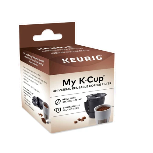 Keurig My K-Cup Universal Reusable K-Cup Pod Coffee Filter, Compatible with All 2.0 Keurig K-Cup Pod Coffee Makers, 1 Count, Black