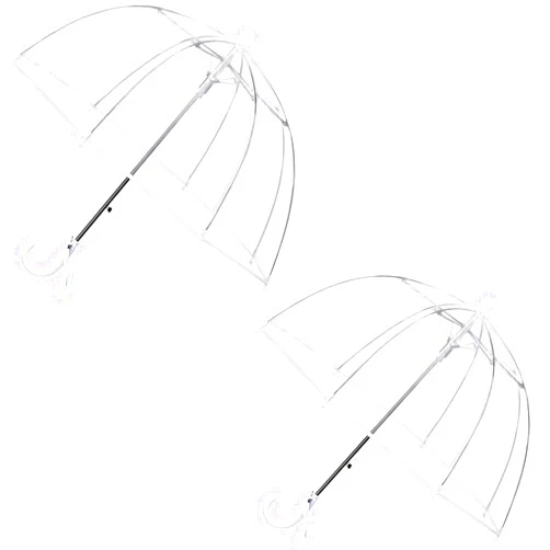 RONIARE Kids Clear Bubble Umbrellas for Rain Dome Windproof Umbrella for Kid Girls and Boys