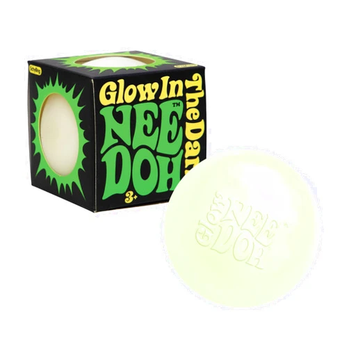 Schylling NeeDoh Glow in The Dark - Sensory Squeeze Toy - Gratifying Glowing Glob - 2.5