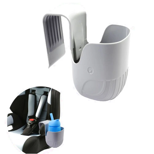 WedFeir Child Cup Holder for Convertible Car Seats, Car Seat Cup Holder, Baby Stroller Cup Holer Wheelchair Cup Holder, Child Cup Holders Compatible with The Majority of Car Seat Models – Grey