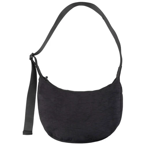 XSUIOY Nylon Crescent Shoulder Bag for Women Men,Crossbody Bag with Adjustable Strap&Dual Interior Zip Pocket