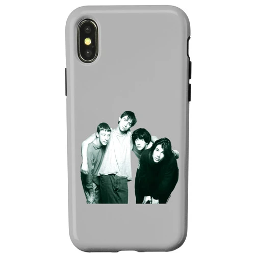 Simon Fowler Photography iPhone X/XS Britpop Band Blur Portrait By Simon Fowler Case