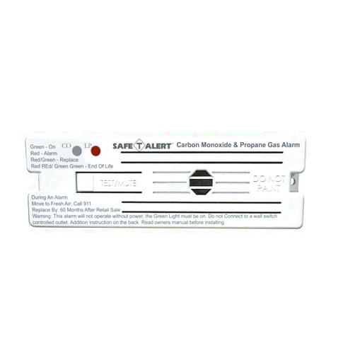 Safe-T-Alert by MTI Industries 35-741-WT Dual LP/CO Alarm - 12V, 35 Series Surface Mount, White