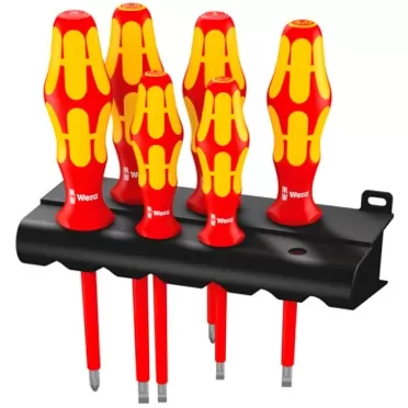Wera Tools 4013288027887 WERA Kraftform Plus 160i/6 Insulated Professional Screwdriver Set, 6-Piece Null
