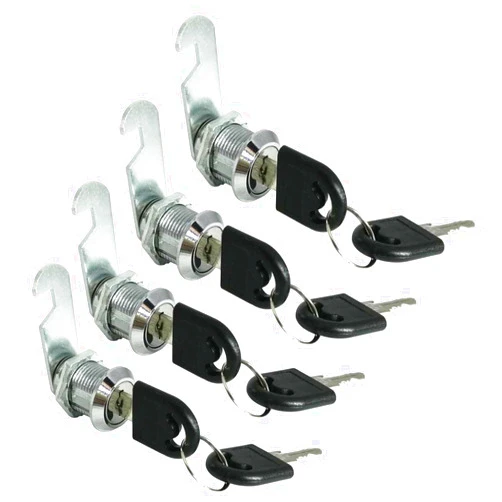 SMBBIT 13/16 in(Keyed Different 20MM) Cylinder Cam Lock Mailbox Cabinet Drawer Cam Cylinder Cabinet Hardware Locks (4Pack)