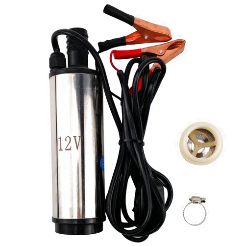 AeKeatDa DC 12V 80W Water Pump Submersible Electric Diesel Pump,8A Water Oil Diesel Fuel Transfer Fluid Pump