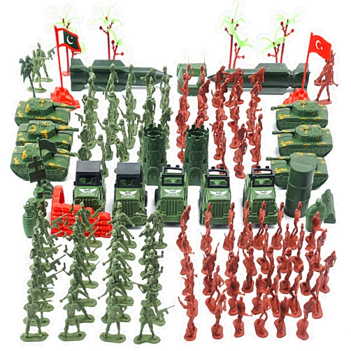 AMOR PRESENT 307 PCS Army Men Military Playset, Army Toys Soldier Playset Plastic Toy Soldiers Figures and Accessories with Vehicles, Aircraft, Tanks, Missiles
