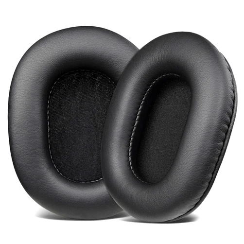 SOULWIT Earpads Replacement for Sony MDR-7506 MDR-V6 MDR-V7 MDR-CD900ST Monitor Headphones, Ear Pads Cushions with Softer High-Density Foam - 7506 PL Black
