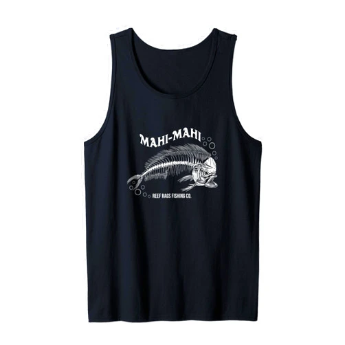 Reef Rags Fishing Company Reef Rags Mahi Mahi Fish Bones Tank Top