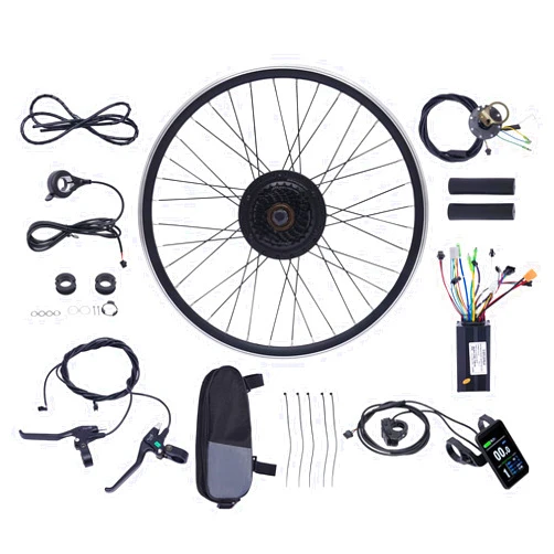 Rosyouth Electric Bike Conversion Kit, 36V 500W Rear Wheel Powerful Motor E-Bike Conversion Kit, 24