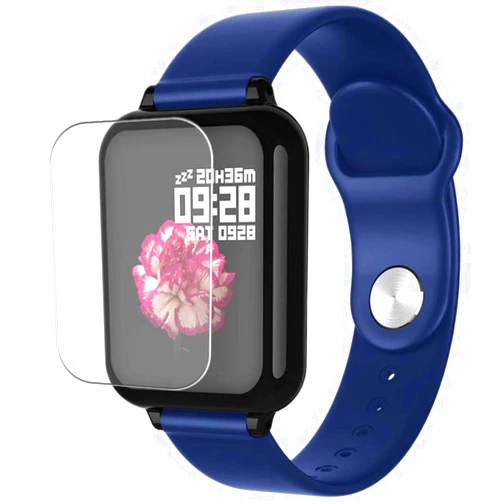 Puccy 3 Pack Screen Protector Film, compatible with UWINMO B57 B57T smart watch TPU Guard （ Not Tempered Glass Protectors ） (new version)