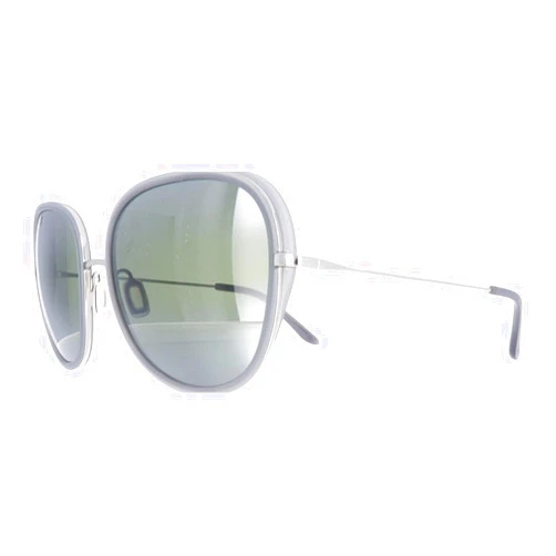 Vuarnet sunglasses Cat Eye (VL-1629 0003-1136) Transparent Grey - Silver - Grey green with Mirror effect lenses