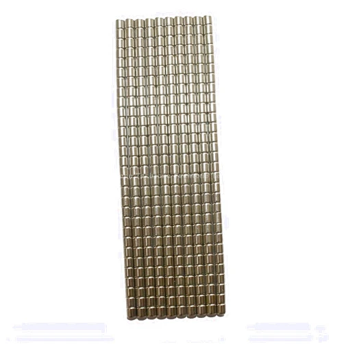 MAGNEZMATIC Tiny Cylinder Magnets 1x1mm Very Small - Magnetic Fastener Holder for Crafting Decoration Modeling Miniatures Round Micro Magnet Nano Cylinders N52 (100 Pack)
