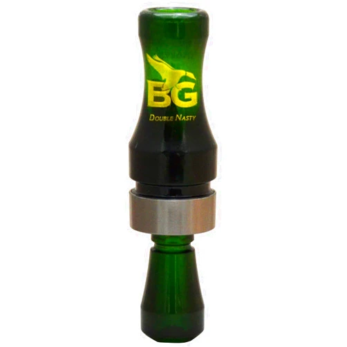 Buck Gardner Calls BGC Double Nasty Duck Call - Camo Green - Double Reed