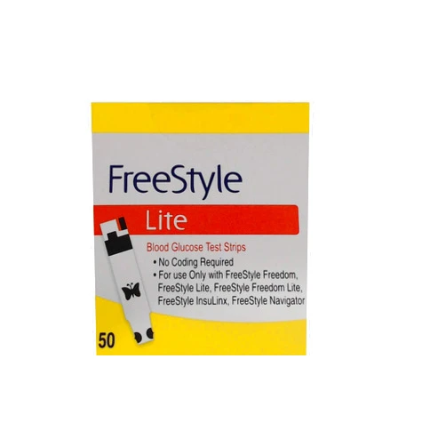 Freestyle Lite glucose test strips 50 count