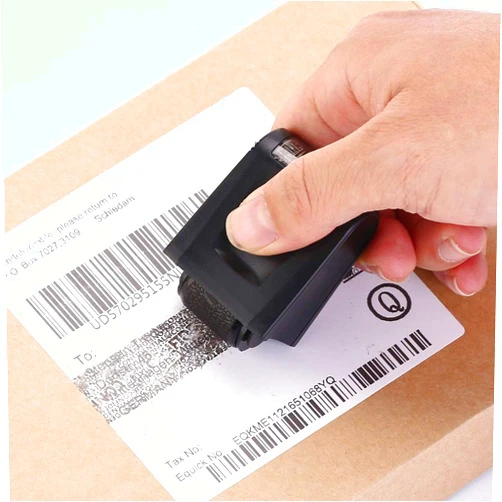 Smartdio Identity Anti-Theft Stamp Wide Roller Stamp Perfect for Privacy Protection- Security Stamp-Uses for Protection Your Confidential Address, Bank Statement