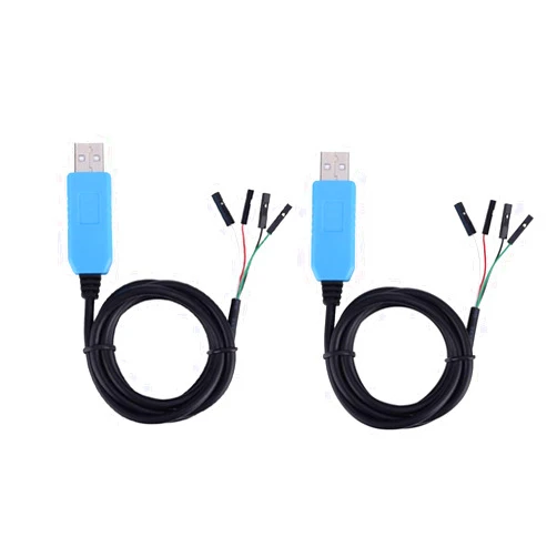NOYITO PL2303TA USB to TTL Serial Cable Debug Cable USB to RS232 Converter for Raspberry Pi USB Programming for Windows XP Vista 7 8 8.1 10(Pack of 2)