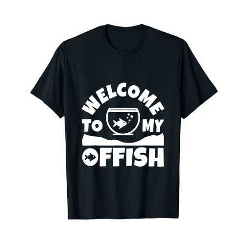 Aquascape & Aquaristik Gift Ideas Welcome To My Offish - Aquascaping Aquarium T-Shirt