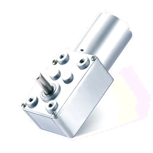 Greartisan DC 12V 25RPM Turbo Worm Geared Motor High Torque Turbine Worm Gear Box Reduction Motor 6mm Shaft JSX330-370