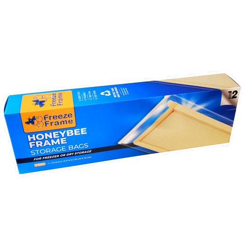 Freeze Frame - Honeybee Frame Specialty Storage Bags - Extra Thick 3.5mil [1-Pack] (Qty 12)