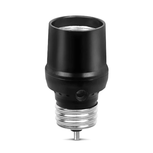 GMY Dusk to Dawn Sensor Socket, E26 Base Light Sensor Socket for Outdoor Lighting, Compatible with LED/INC/CFL/Halogen Bulbs, 1Pack
