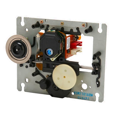 Vikye CD Optical Pickup Laser Lens, Professional Replacement Optical Pick Up Laser Lens Parts, Data Reading Lens Fit for DVD CD Player (with Rack)